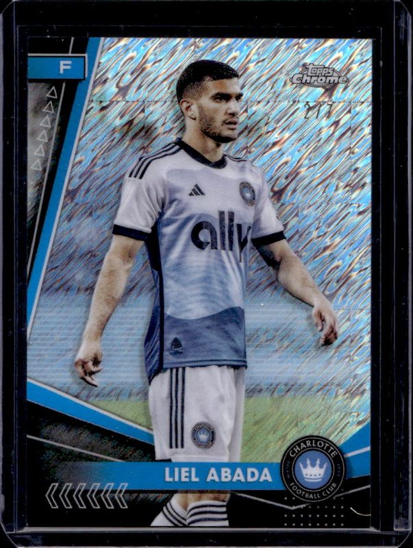 Liel Abada 2024 Topps Chrome MLS #42 Shimmer Refractor /7 RAW