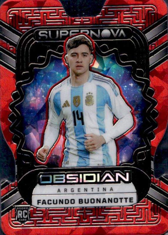 2023 Obsidian #10 Supernova - Electric Etch Red Crystals /30