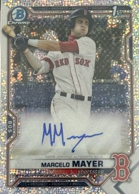 2021 Bowman Draft #CDA-MM Chrome DP Auto - Sparkle Refractor /71 (1st)
