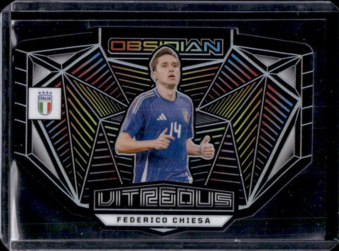 Federico Chiesa 2023 Obsidian #17 Vitreous /120 RAW