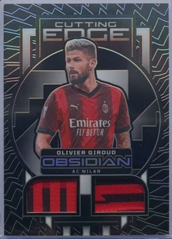 Olivier Giroud 2023 Obsidian #CE-OG Cutting Edge /199 RAW