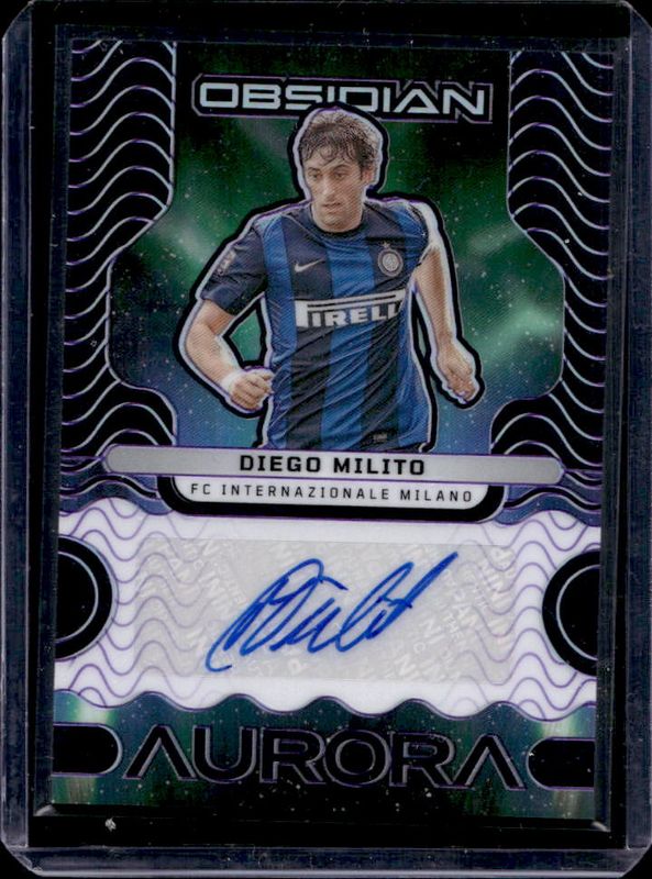 2023 Obsidian #AA-DM Aurora Autographs Electric Etch - Purple /50