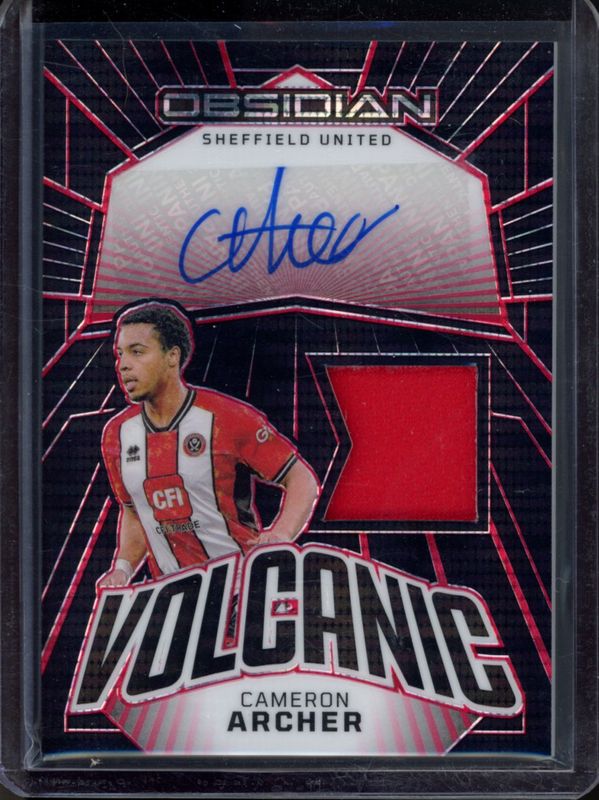 2023 Obsidian #VM-CA Volcanic Material Signatures - Electric Etch Red Pulsar /49