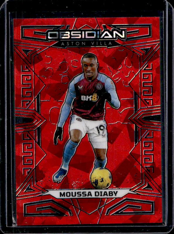 2023 Obsidian #14 Electric Etch Red Crystals /30