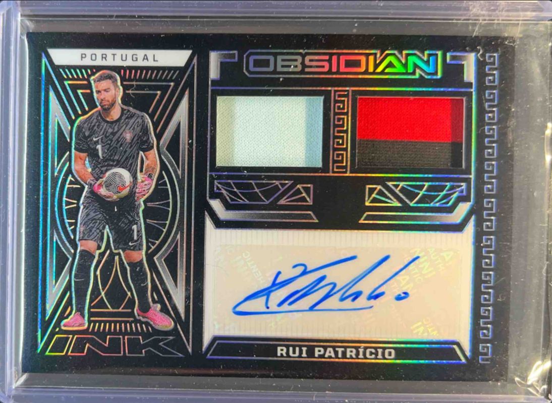 Rui Patricio 2023 Obsidian #DJ-RP Dual Jersey Ink /199 RAW