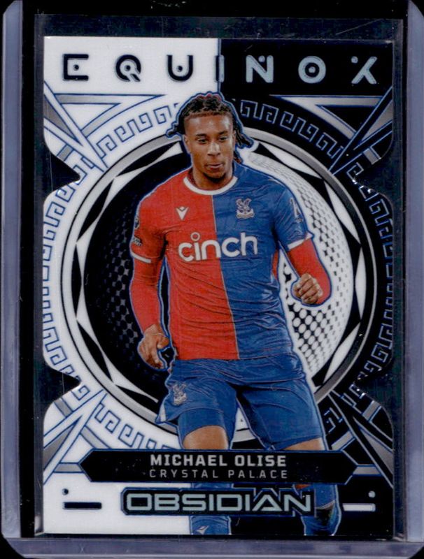 Michael Olise 2023 Obsidian #4 Equinox - Electric Etch Blue /30 RAW