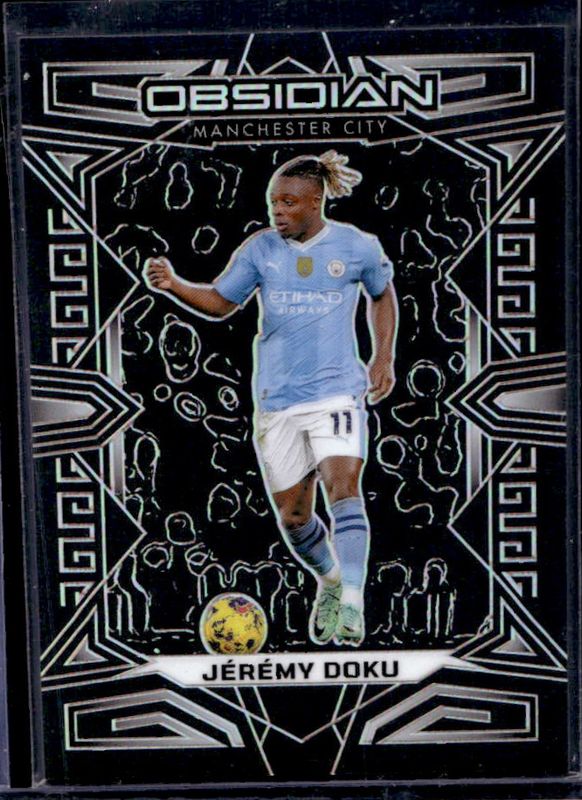 Jeremy Doku 2023 Obsidian #80 Base /120 RAW