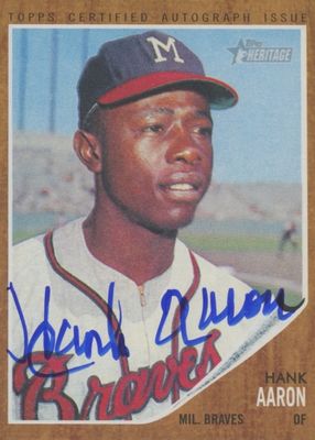 2011 Topps Heritage #ROA-HA Real One Autographs