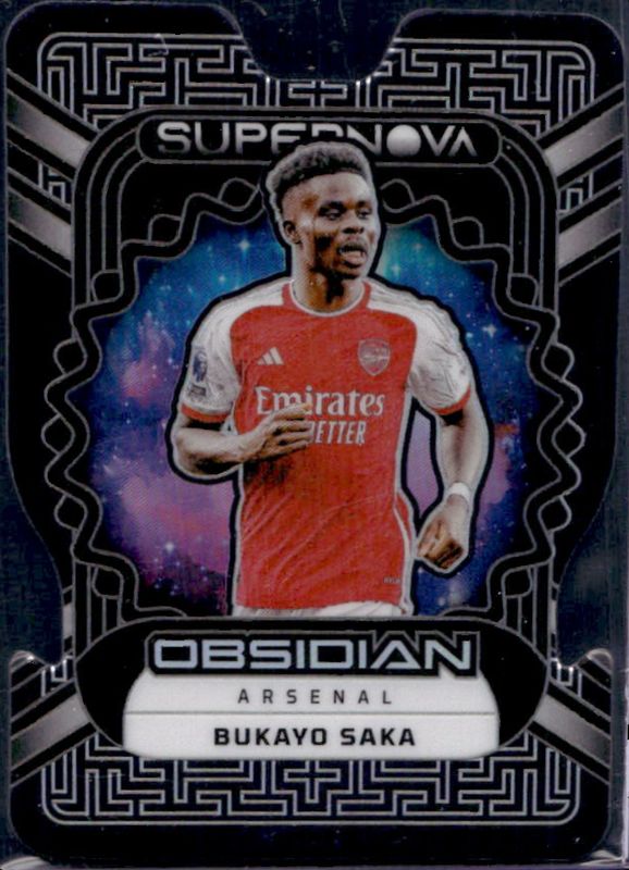 Bukayo Saka 2023 Obsidian #2 Supernova /120 RAW