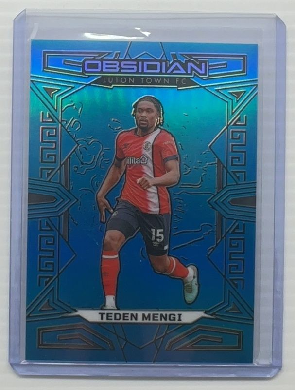 2023 Obsidian #74 Electric Etch Neon Blue Flood /15