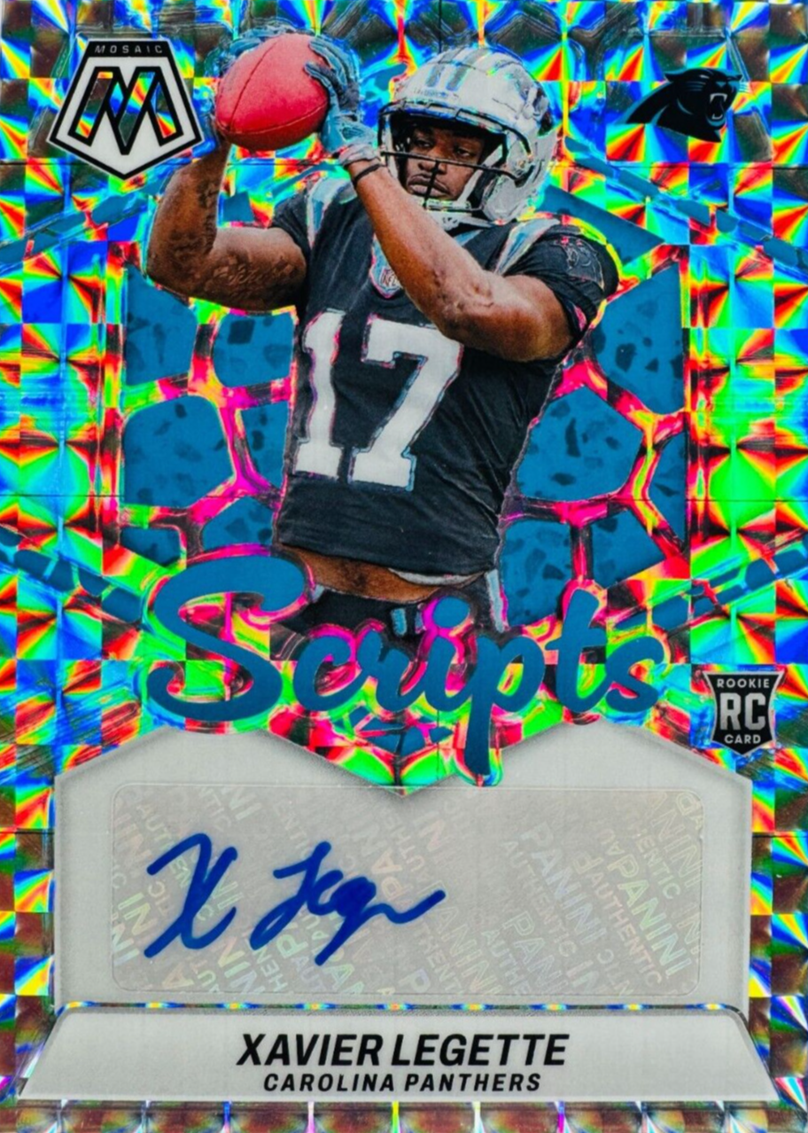 Xavier Legette 2024 Mosaic #RS-XLE Rookie Scripts Price Guide