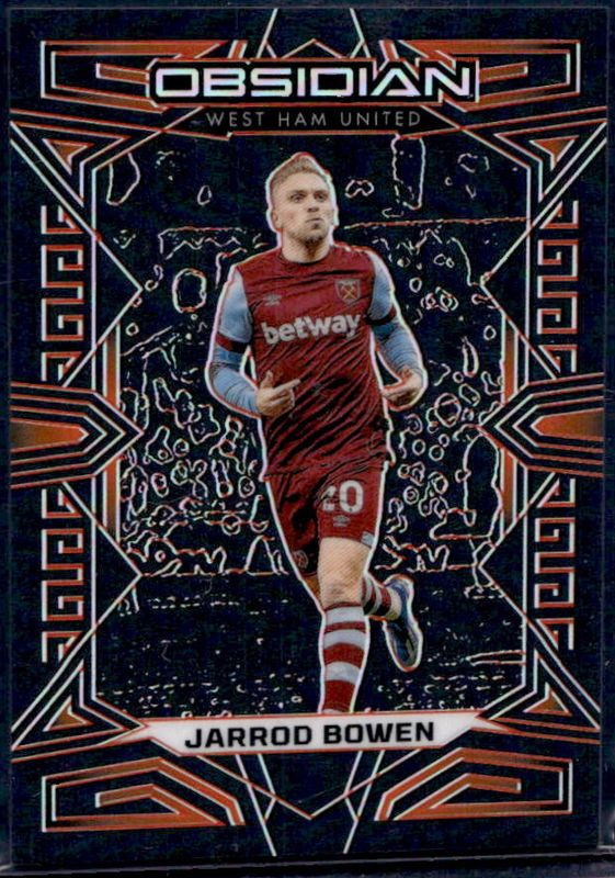 Jarrod Bowen 2023 Obsidian #123 Electric Etch Orange /40 RAW