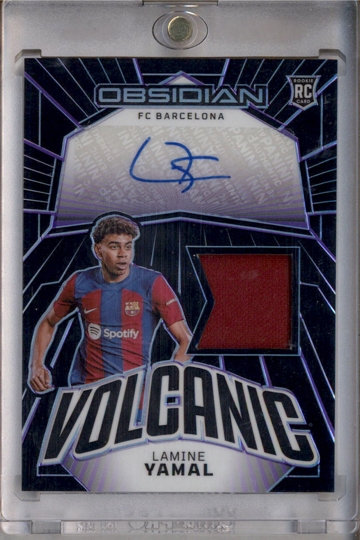 Lamine Yamal 2023 Obsidian #VM-LY Volcanic Material Signatures Electric ...