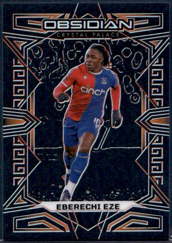 Eberechi Eze 2023 Obsidian #42 Electric Etch Orange /40 RAW