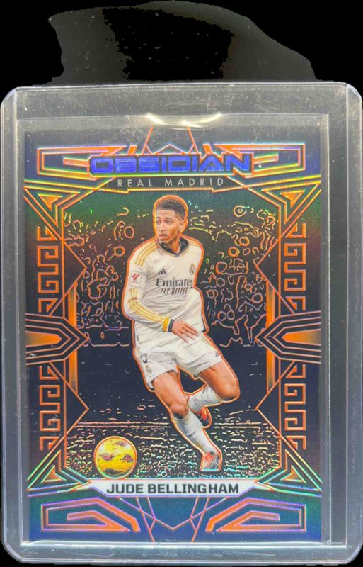 Jude Bellingham 2023 Obsidian #187 Electric Etch Orange /40 RAW