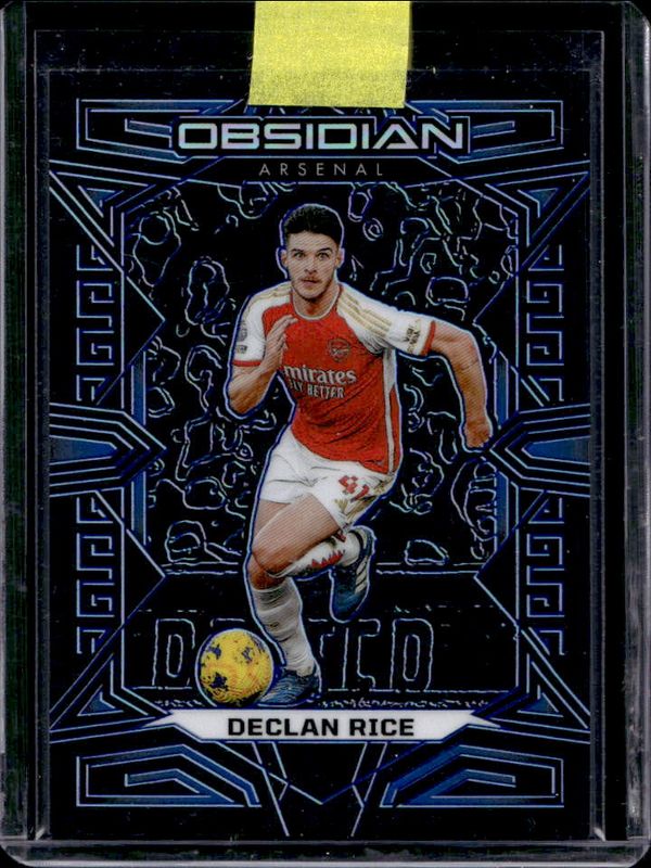 Declan Rice 2023 Obsidian #5 Electric Etch Blue /20 RAW