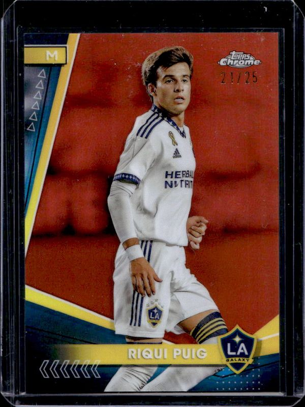 Riqui Puig 2024 Topps Chrome MLS #6 Orange Refractor /25 RAW