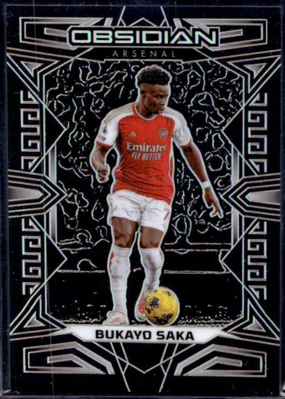 Bukayo Saka 2023 Obsidian #4 Base /120 RAW