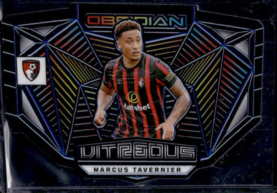 Marcus Tavernier 2023 Obsidian #1 Vitreous - Electric Etch Blue /30 RAW
