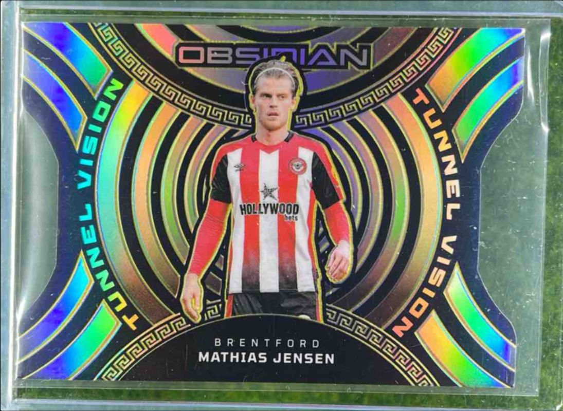 Mathias Jensen 2023 Obsidian #3 Tunnel Vision Electric Etch - Yellow /10 RAW