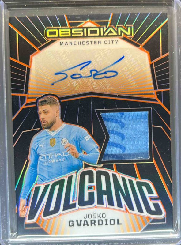 2023 Obsidian #VM-JG Volcanic Material Signatures - Electric Etch Orange /75