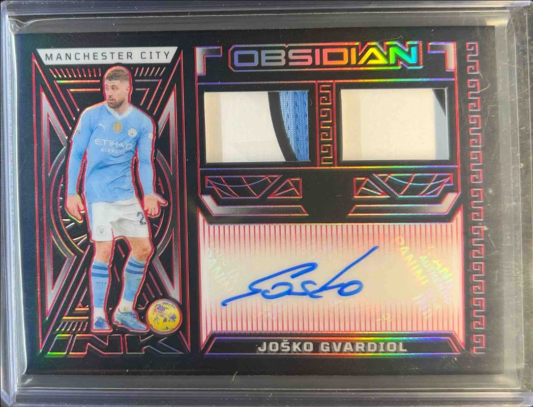 2023 Obsidian #DJ-JGL Dual Jersey Ink Electric Etch - Red /50