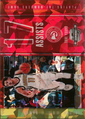 2018 Contenders Optic #29 Playing the Numbers Game - Cracked Ice Red