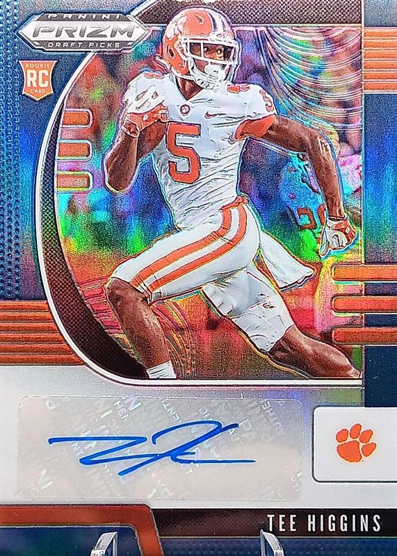 2020 Prizm Draft Picks #107 Autographs - Blue