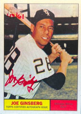 2010 Topps Heritage #ROA-JG Real One Autographs - Red Ink /61