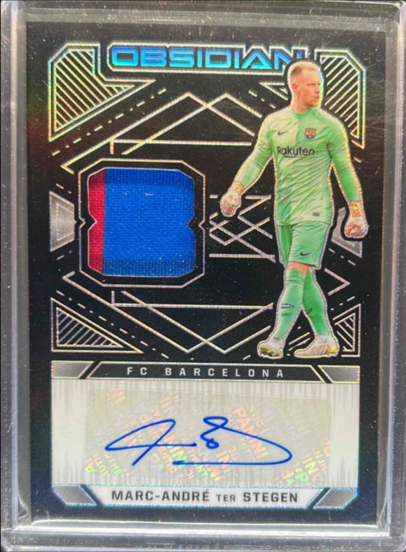 Marc-Andre ter Stegen 2021 Obsidian #JA-MAS Jersey Autographs /149 RAW