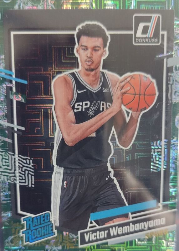 Victor Wembanyama 2023 Donruss #220 Choice Dragon /(SSP) Rookie RAW