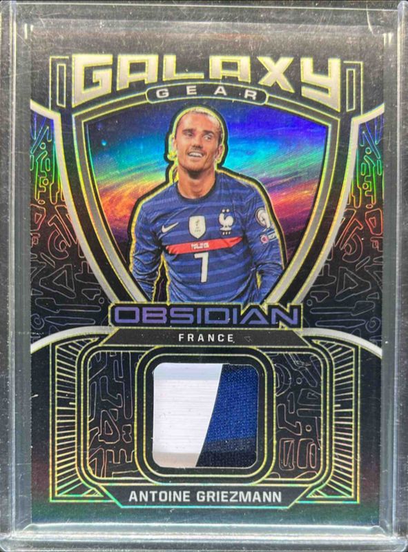 Antoine Griezmann 2021 Obsidian #GG-AG Galaxy Gear - Electric Etch Yellow /10 RAW