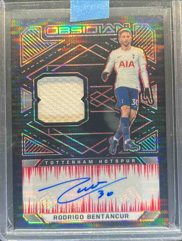 2021 Obsidian #JA-RBC Jersey Autographs - Electric Etch Red Pulsar /44