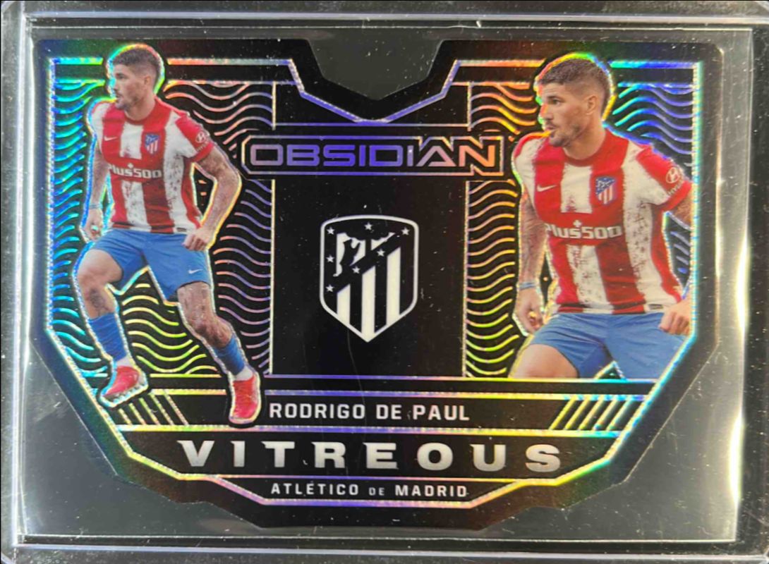 Rodrigo de Paul 2021 Obsidian #28 Vitreous /99 RAW