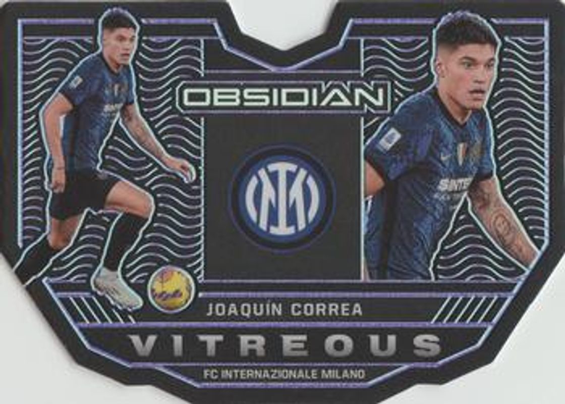 Joaquin Correa 2021 Obsidian #12 Vitreous - Electric Etch Purple /60 RAW
