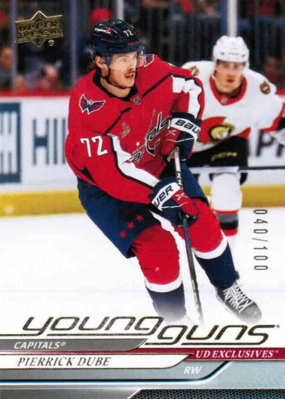 Pierrick Dube 2024 Upper Deck #230 Young Guns - UD Exclusives /100 Rookie RAW