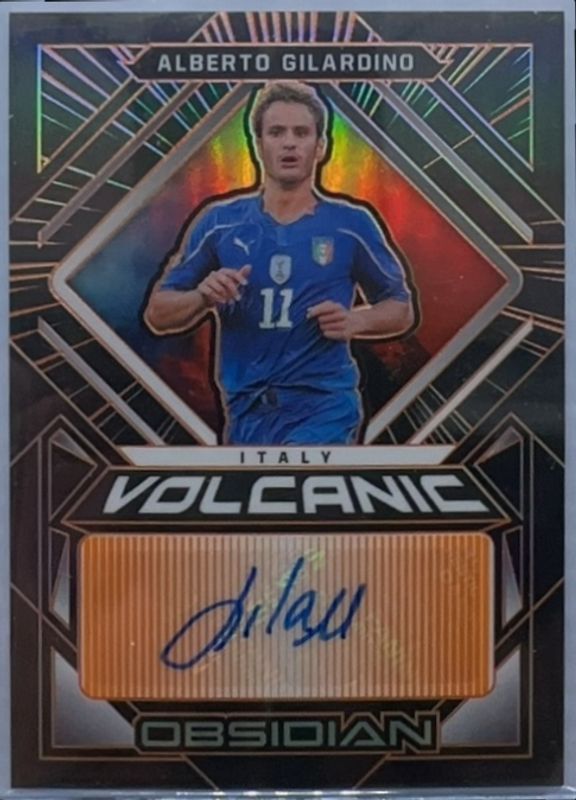 2021 Obsidian #VS-AGO Volcanic Signatures - Electric Etch Orange /50