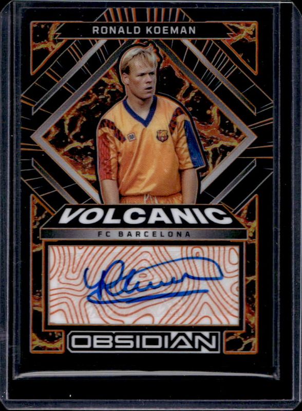 2022 Obsidian #VS-RKM Volcanic Signatures - Electric Etch Orange /75
