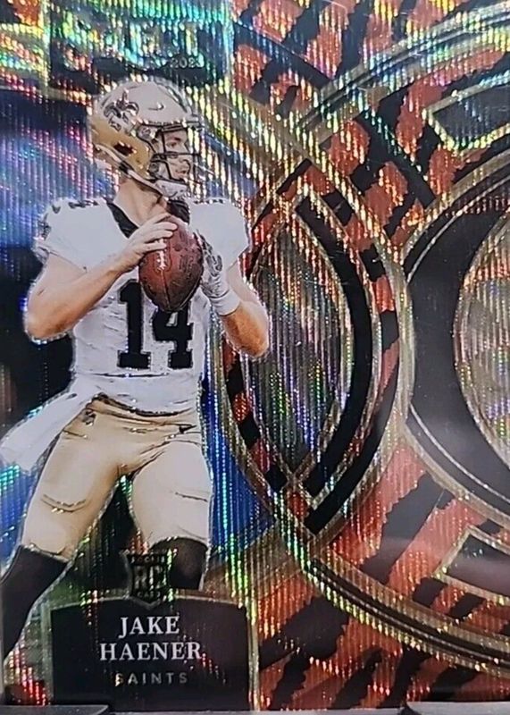 Jake Haener 2023 Select #186 Premier Level Tiger /(SSP) Rookie RAW