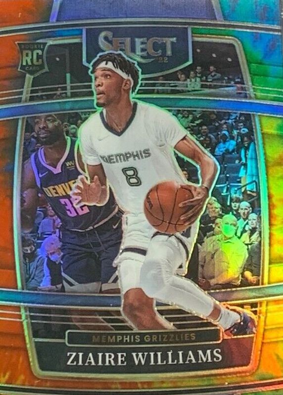 Ziaire Williams 2021 Select #86 Concourse Tie-Dye /25 Rookie PSA 10