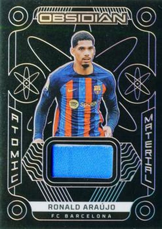 Ronald Araujo 2022 Obsidian #AM-RAJ Atomic Material /199 RAW