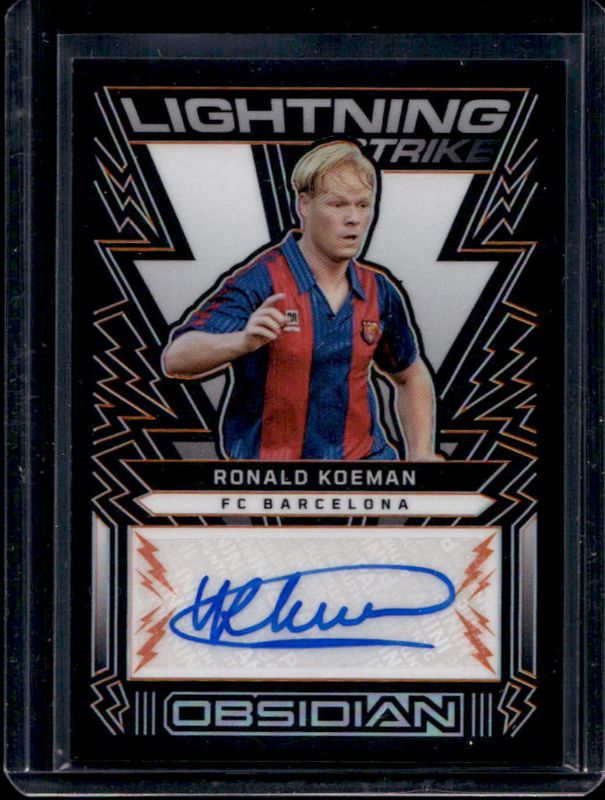 2022 Obsidian #LS-RKM Lightning Strike Autographs - Electric Etch Orange /75