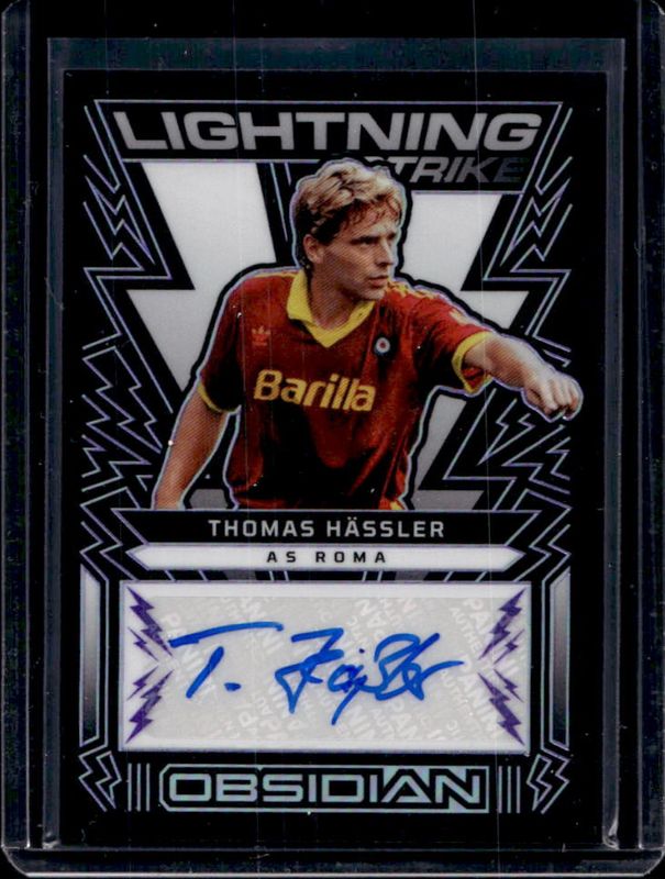 2022 Obsidian #LS-THA Lightning Strike Autographs - Electric Etch Purple /50