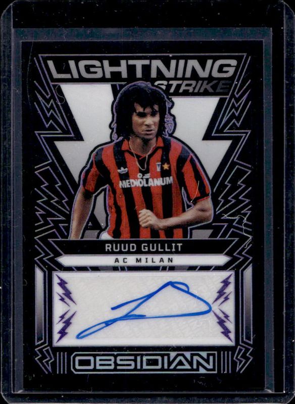 2022 Obsidian #LS-RGU Lightning Strike Autographs - Electric Etch Purple /50