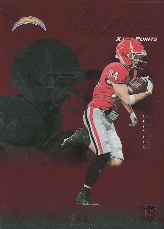 Ladd McConkey 2024 Prestige #331 Red Xtra Points /999 Rookie RAW
