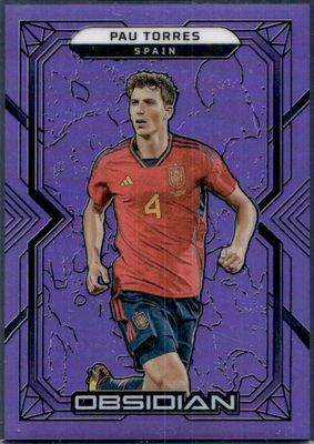 2022 Obsidian #186 Electric Etch Purple Flood /25
