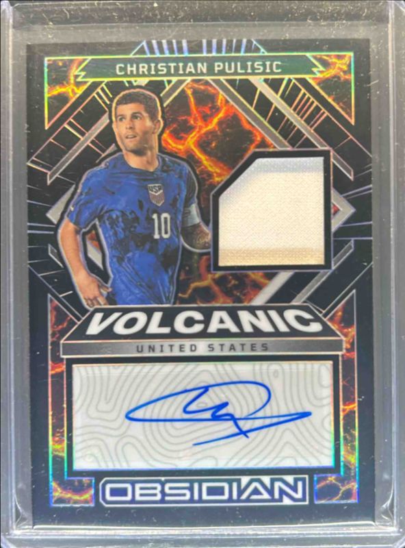 Christian Pulisic 2022 Obsidian #VMS-CP Volcanic Material Signatures /1 RAW