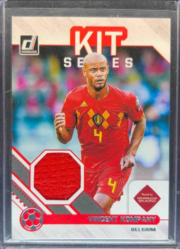 Vincent Kompany 2021 Donruss #KS-VK Kit Series RAW