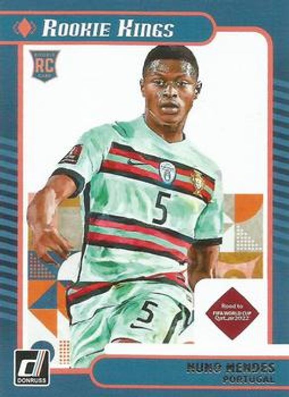 Nuno Mendes 2021 Donruss #15 Rookie Kings RAW