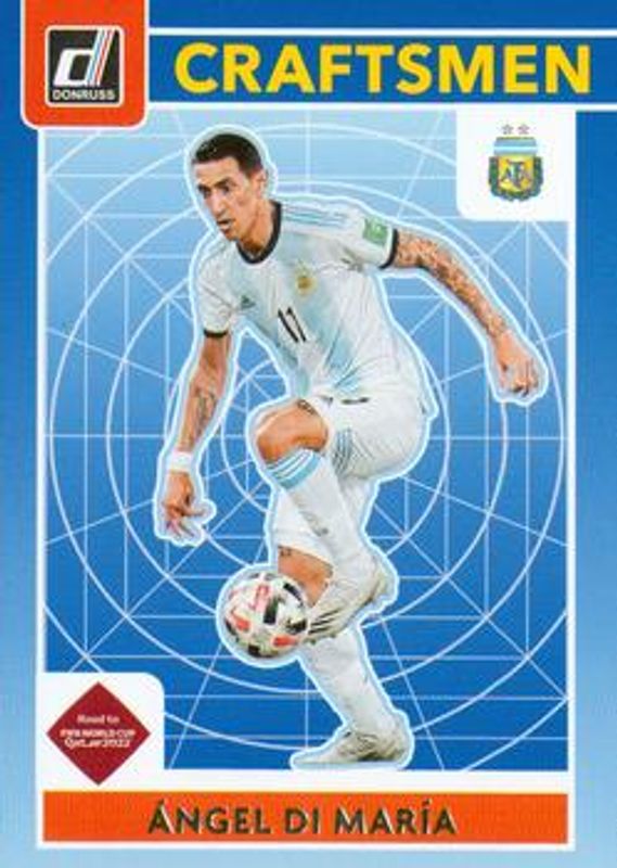 Angel Di Maria 2021 Donruss #3 Craftsmen RAW